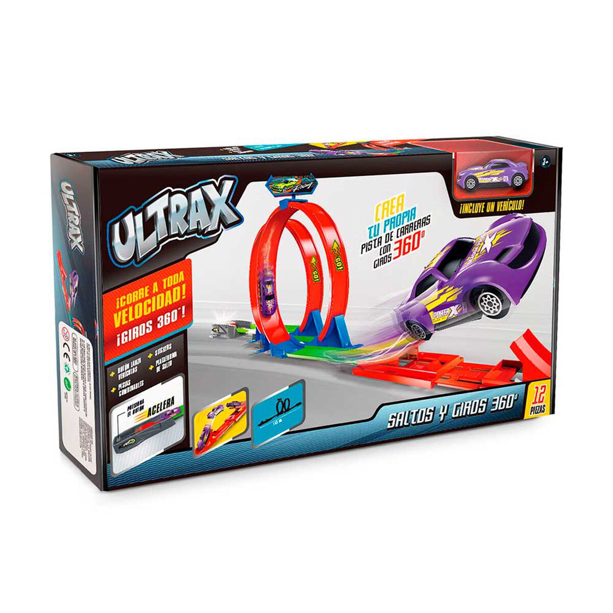 Pista Saltos y Giros 360° Ultrax