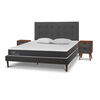 Cama Europea CIC 2 Plazas New Ortopedic + Respaldo Eufrates + 2 Veladores + Almohadas + Plumón