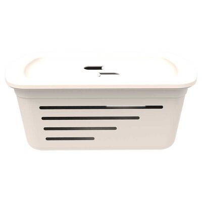 Imagen 1 del producto Canasta Organizadora con Tapa Soprano Gris Hielo 5 lts