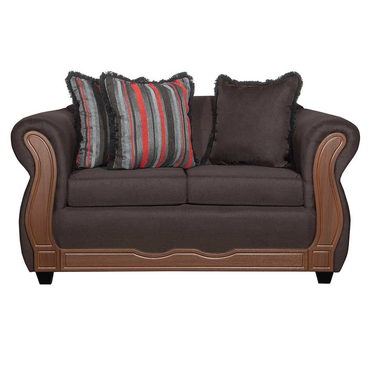 Sof&aacute; Black Factory Sofia 2 Cuerpos Caf&eacute;