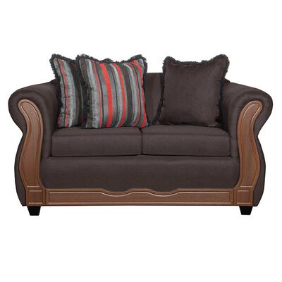 Sofá Black Factory Sofia 2 Cuerpos Café