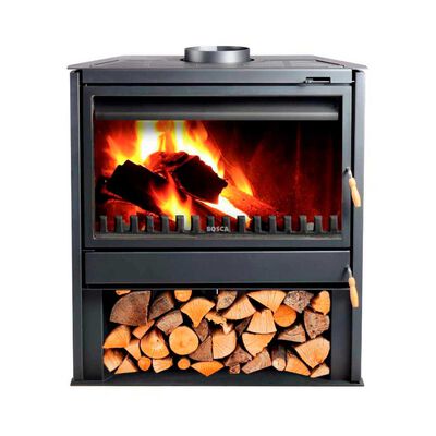 Imagen 1 del producto Estufa a Leña Bosca 850 fs Negra