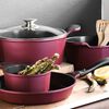 Baterías de Cocina Cerámica Kitchenware Cerámica Burdeo 10 Piezas