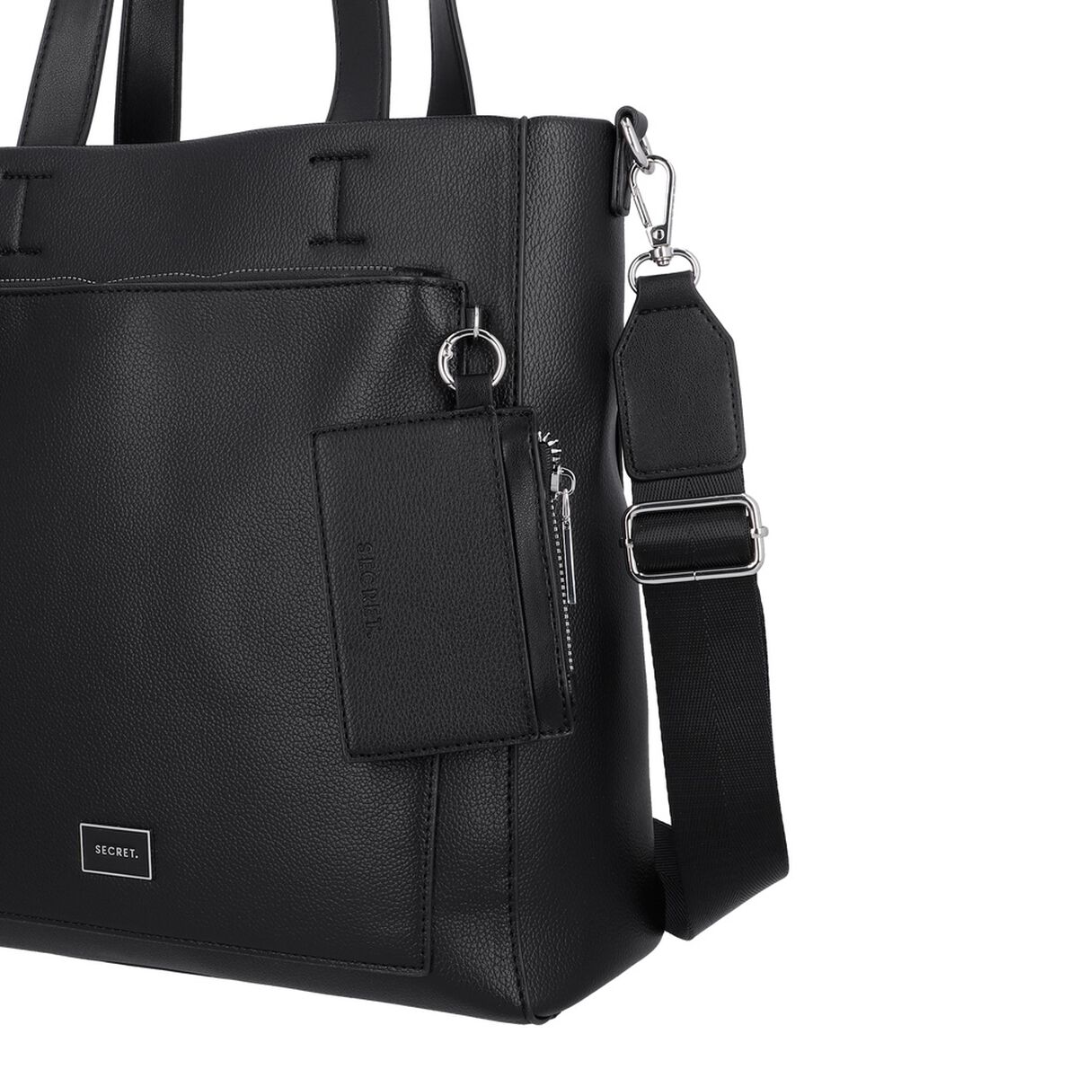 Cartera Tote Secret Nara ST6 M Negro