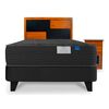 Cama Europea Flex 1,5 Plazas Black + Set  Colonia