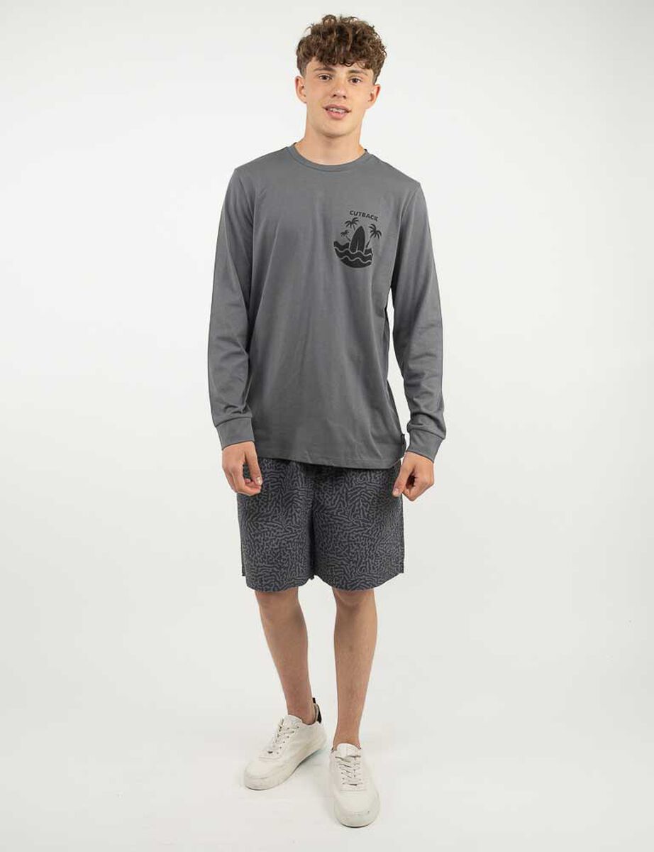 Polera Manga Larga Hombre Cutback