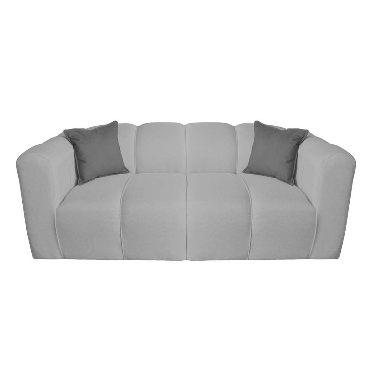 Juego de Living Muebles MYM Leonol Sof&aacute; 3 Cuerpos + Dos Sillones 1 Cuerpo Gris