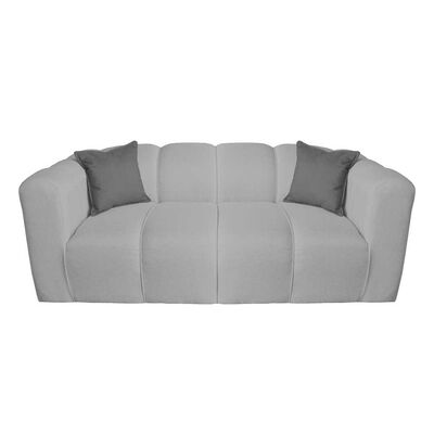 Imagen 2 del producto Juego de Living Muebles MYM Leonol Sofá 3 Cuerpos + Dos Sillones 1 Cuerpo Gris