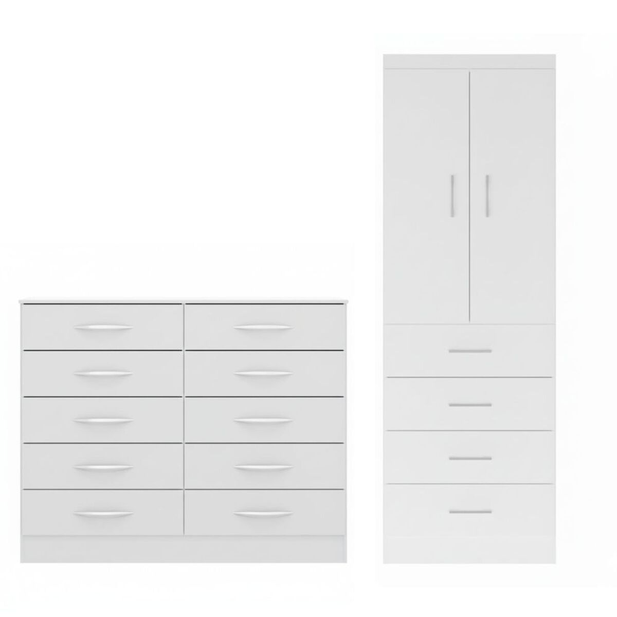Combo Exit Closet 2P 4C + Comoda 10C Caf&eacute; Beige