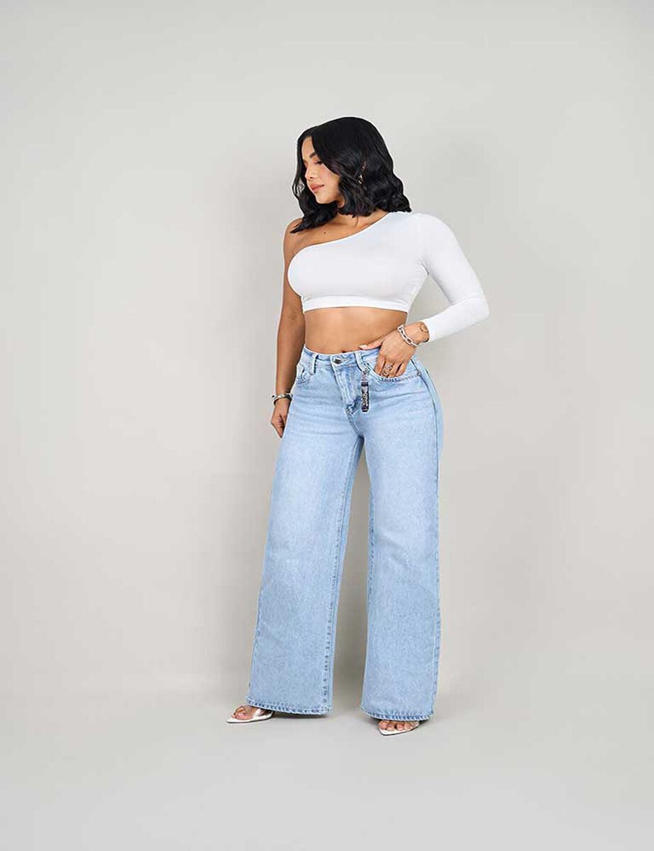 Jeans Wide Leg Charm Mujer Most Wanted
