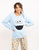 Pijama Manga Larga Mujer Cookie Monster Palza Sesamo