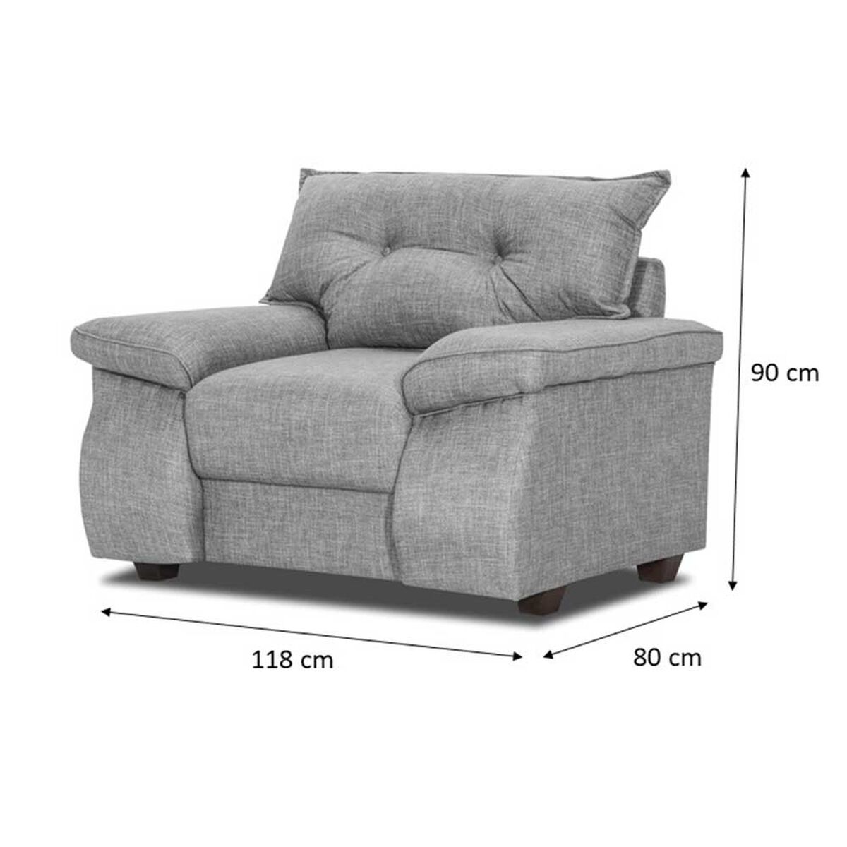 Sillón Innovamuebles Fortaleza Burdeo