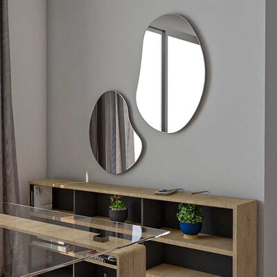 Imagen 1 del producto Espejo de Vidrio TuHome Fluye Leo 80,5 x 53,5 cm