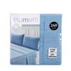 Juego de Sábanas Embossed Plumetti 2 Plazas Mimosa Celeste