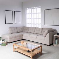 Sofá Seccional Muebles MPR Edimburgo 3 Beige