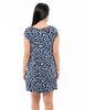 Vestido Casual Corto Manga Corta Mujer Icono