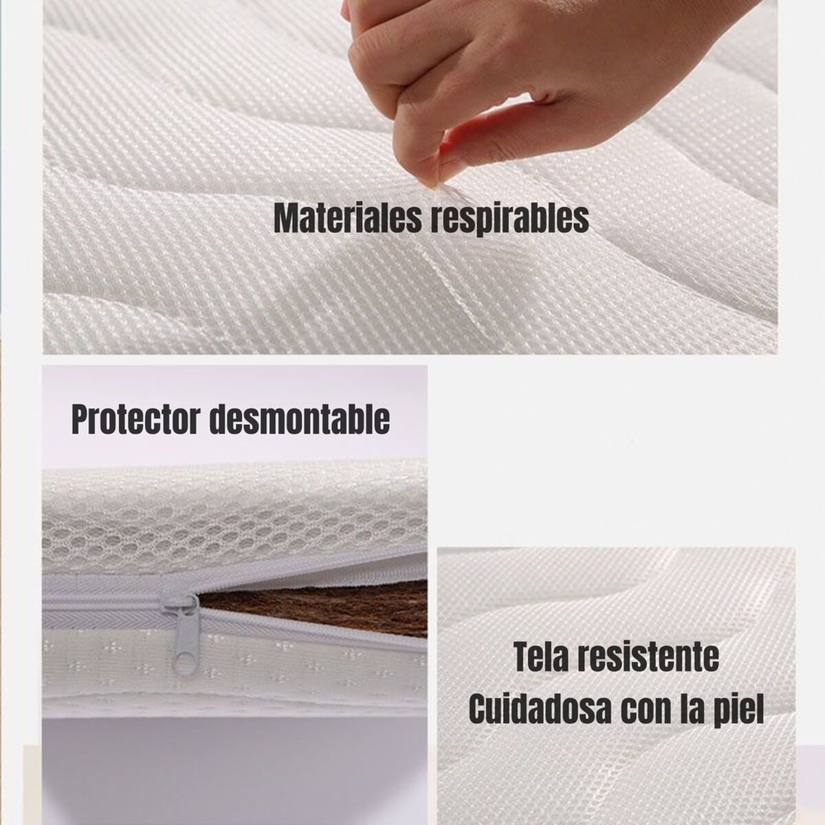 Colchón cuna 62 x 116 cm LuBabycas