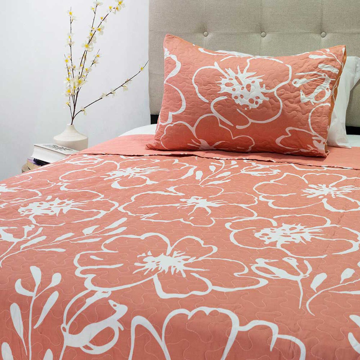 Quilt Doral 1,5 Plazas Origins Dise&ntilde;os D8