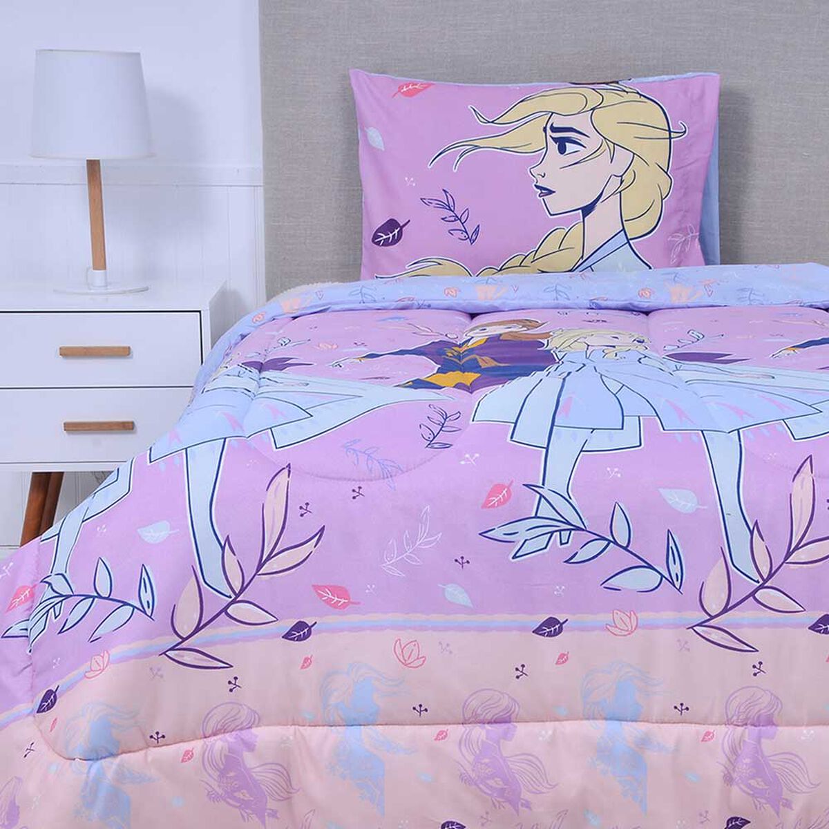 Plumón Infantil Disney 1,5 Plazas Frozen Happiness