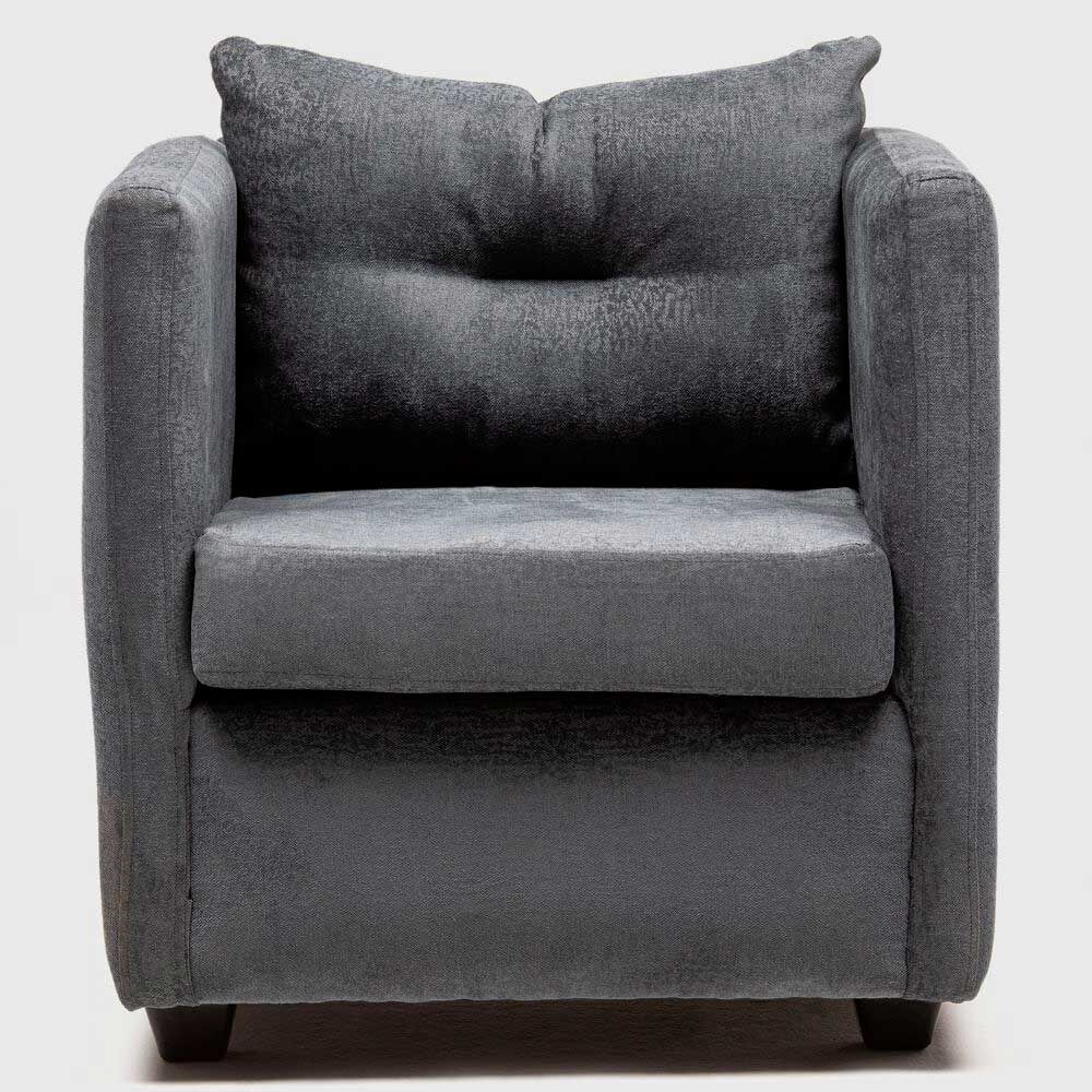 Poltrona Cabsur Caburga Tela Gris