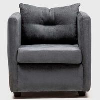 Poltrona Cabsur Caburga Tela Gris