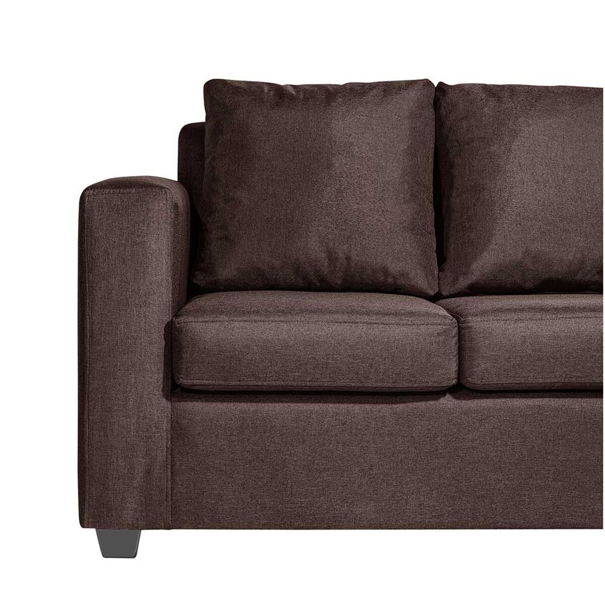 Sofá Deco Outlet Turín 3 Cuerpos Chocolate