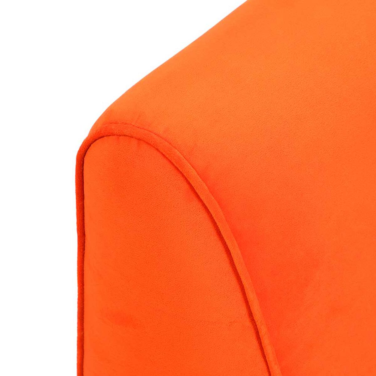 Sillón Bodevir Komodo Felpa 1 Cuerpo Naranjo 