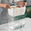 Caja Organizadora Refrigerador con Cesta Grande Simplit