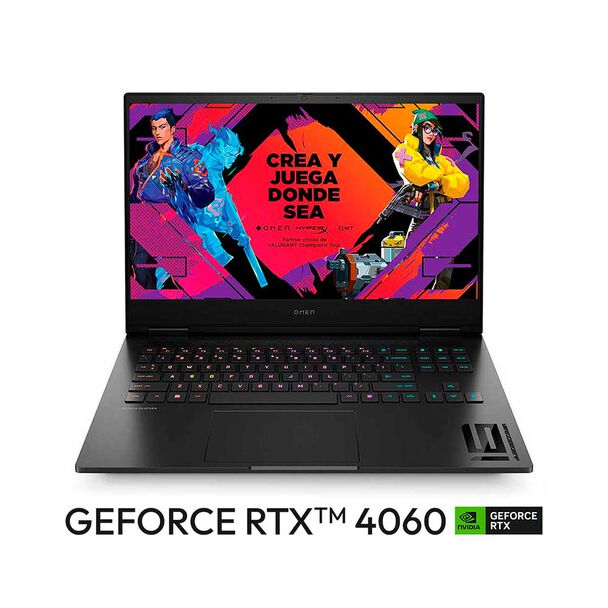 Notebook Gamer HP 16-xd0002la AMD Ryzen 7 16GB 512GB SSD 16,1"" NVIDIA RTX 4060