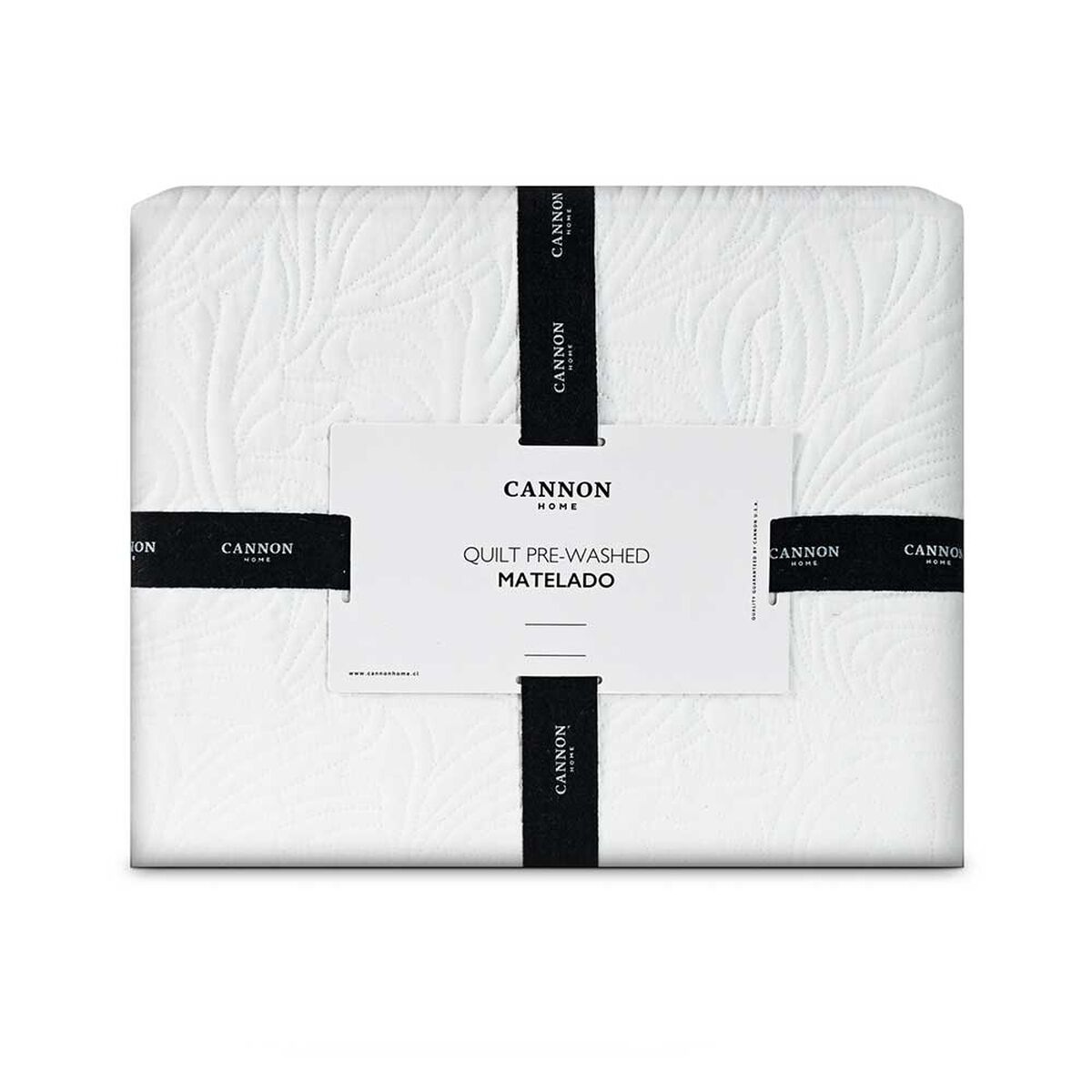 Quilt Cannon King Matelado Blanco