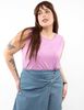 Polera Lisa Sin Mangas Mujer Extralindas