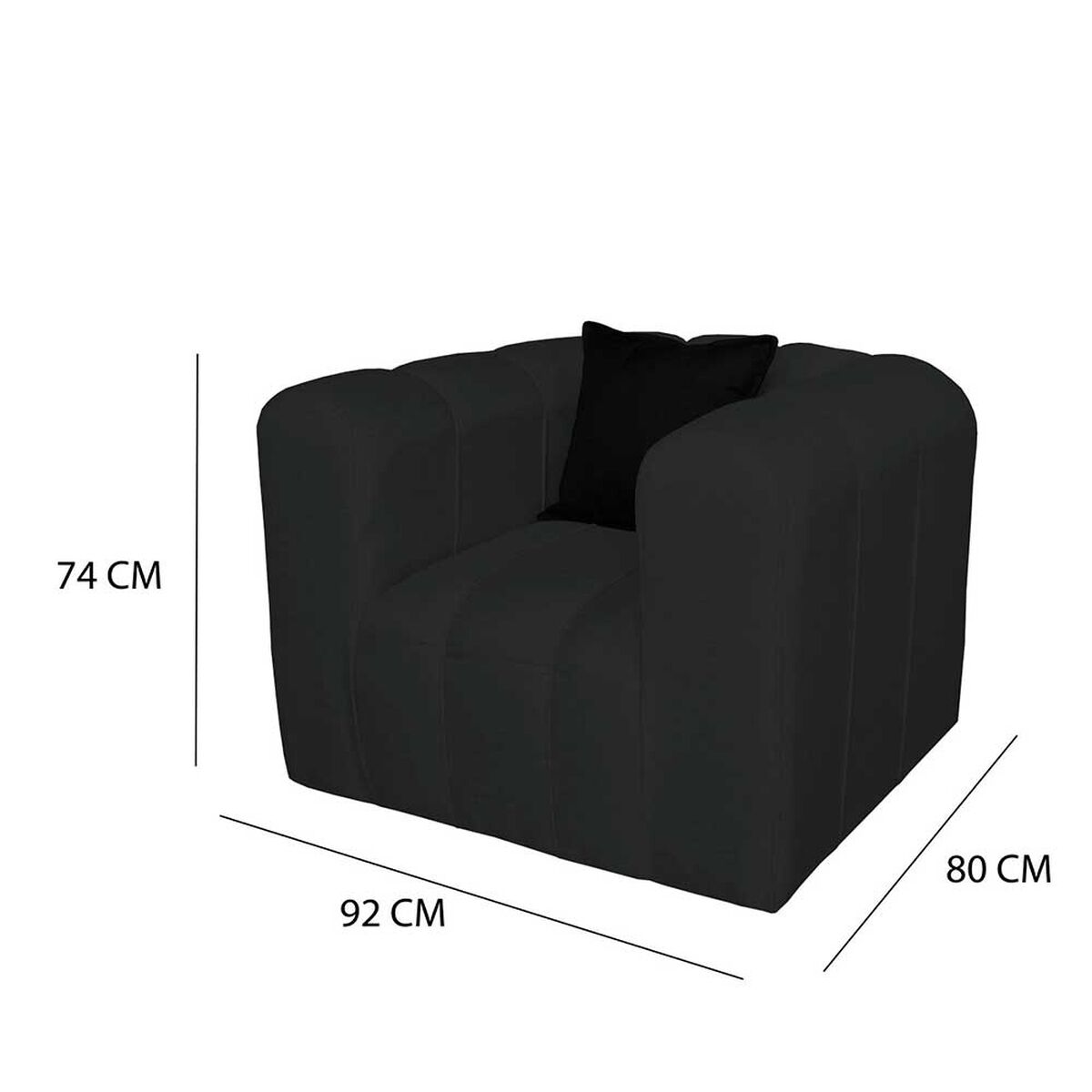 Juego de Living A&M Home Leonol 3,1,1 Cuerpos Gris