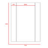 Combo Espejo + Mueble Lavamanos + Mueble Auxiliar  + Optimizador Baño TuHome Bath 300