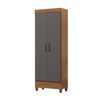 Clóset Casanova Multi Fit 2 Puertas Café y Gris