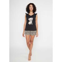 Conjunto Pijama Mujer Kayser Negro