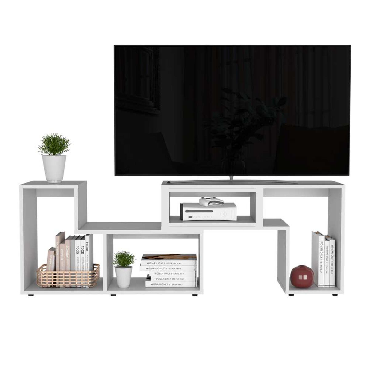 Rack TV TuHome Beijing 40" Blanco