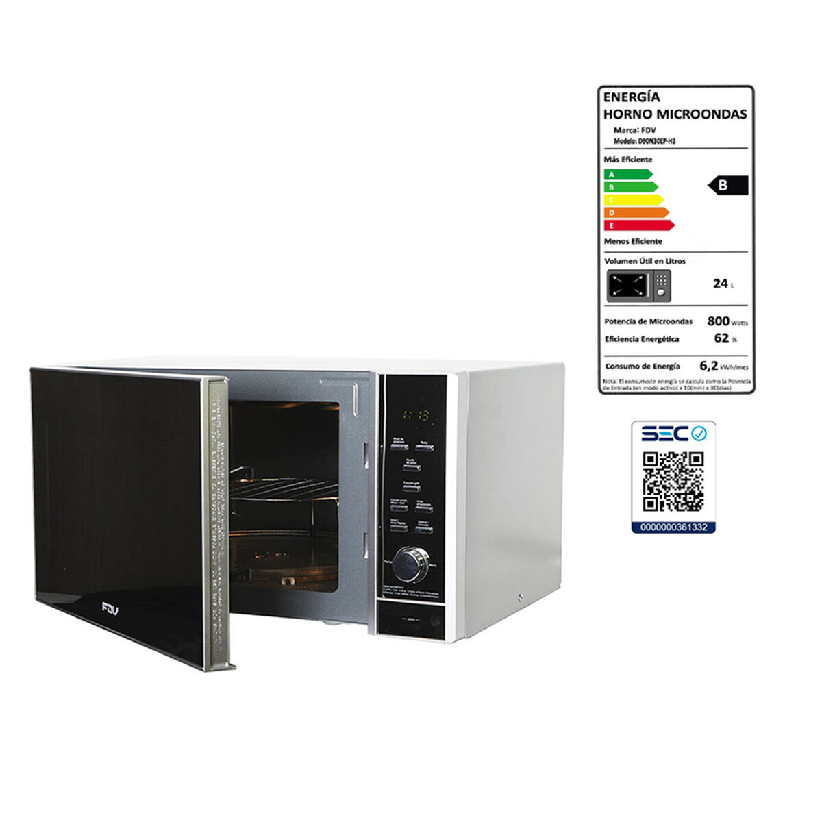 Microondas FDV Elegance 30 lts.