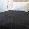Frazada Poliéster Doral 1,5 Plazas Deluxe Negro