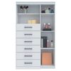 Cómoda Onessta Maraba 6 Cajones 1 Puerta Blanca