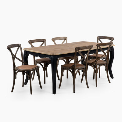 Juego de Comedor Spazzio Vittoria 6 Sillas