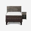 Cama Europea Rosen 1 Plaza Ergo T + Respaldo + Velador