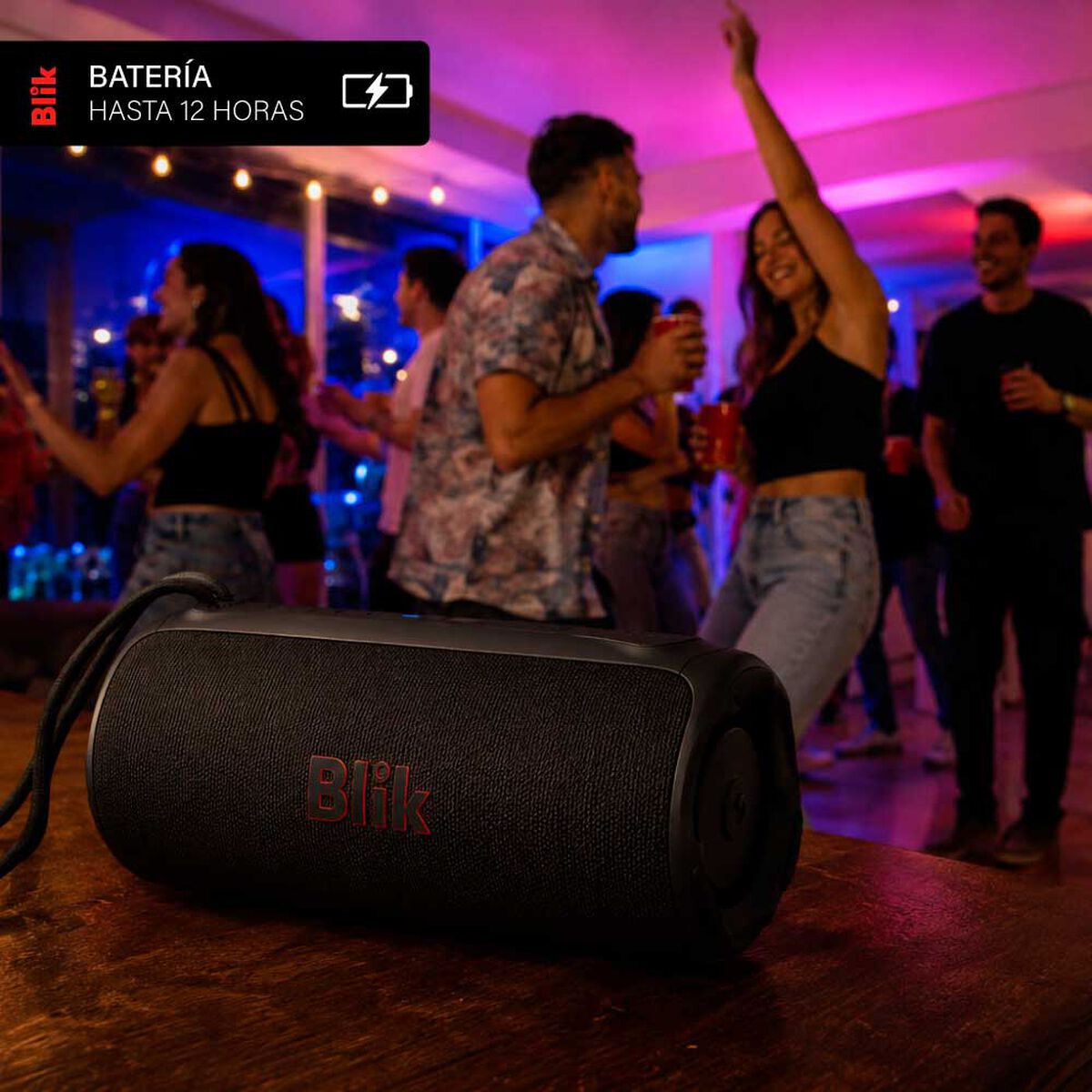 Parlante Bluetooth Blik Livepro Negro