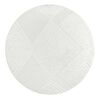 Alfombra Redonda Modalfo Palafito Blanca 160 x 160 cm