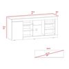 Rack TV TuHome Solaris Hasta 65" Duna Taupe