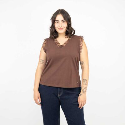 Polera Sin Mangas Mujer Extralindas