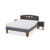Cama Europea CIC 2 Plazas Excellence Plus + Respaldo + 2 Veladores Gales