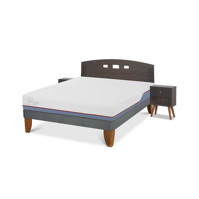 Imagen 2 del producto Cama Europea CIC 2 Plazas Excellence Plus + Respaldo + 2 Veladores Gales