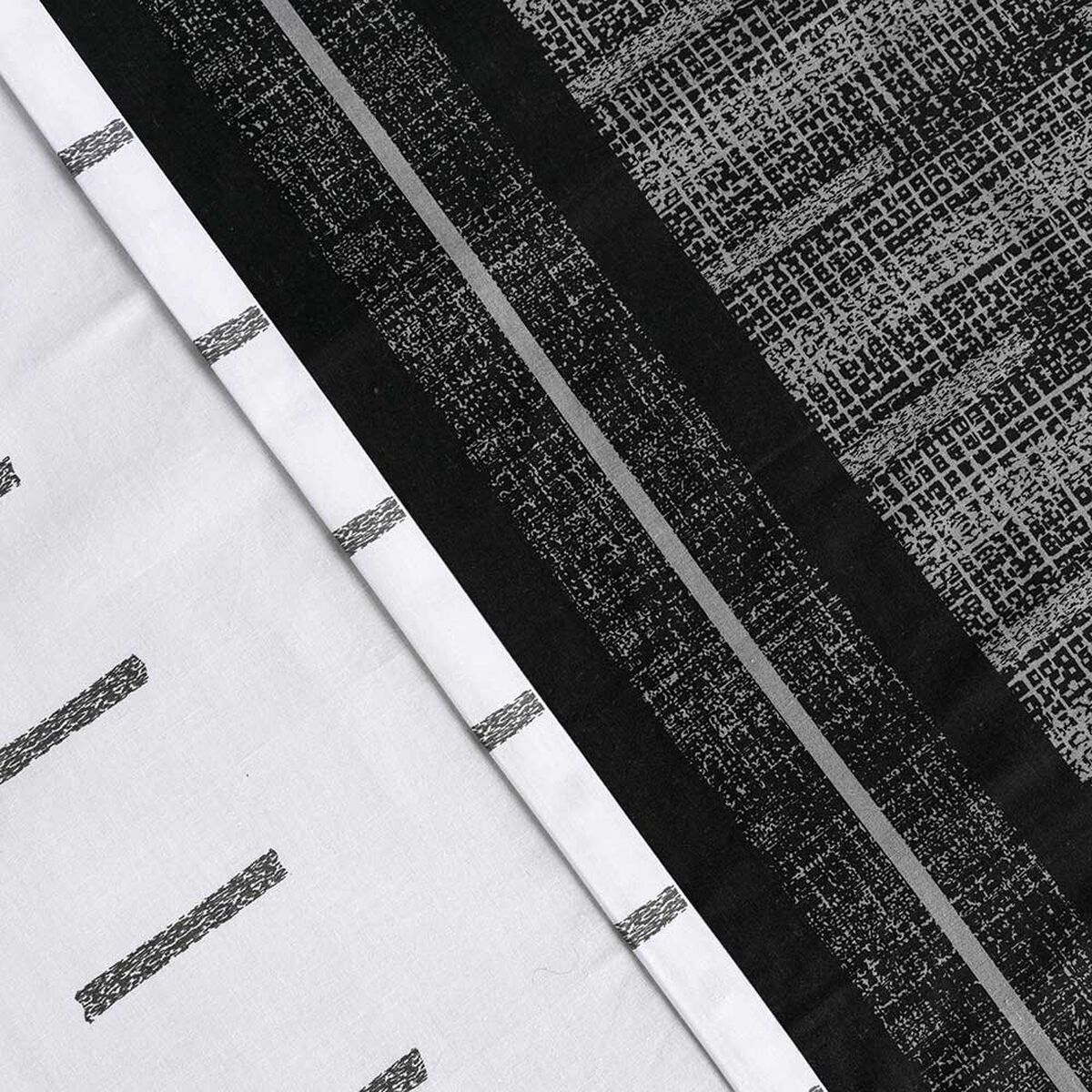 Juego de Sábanas American Family 144 Hilos 1,5 Plazas Vias Negro