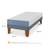 Cama Europea CIC 1 Plaza Excellence + Almohada