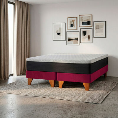 Cama Europea Latam Home 2 Plazas New Top BD Burdeo
